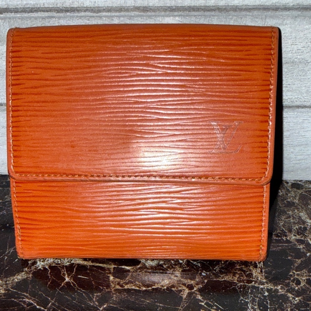 Louis Vuitton Epi Elise triple fold wallet - Picture 1 of 11